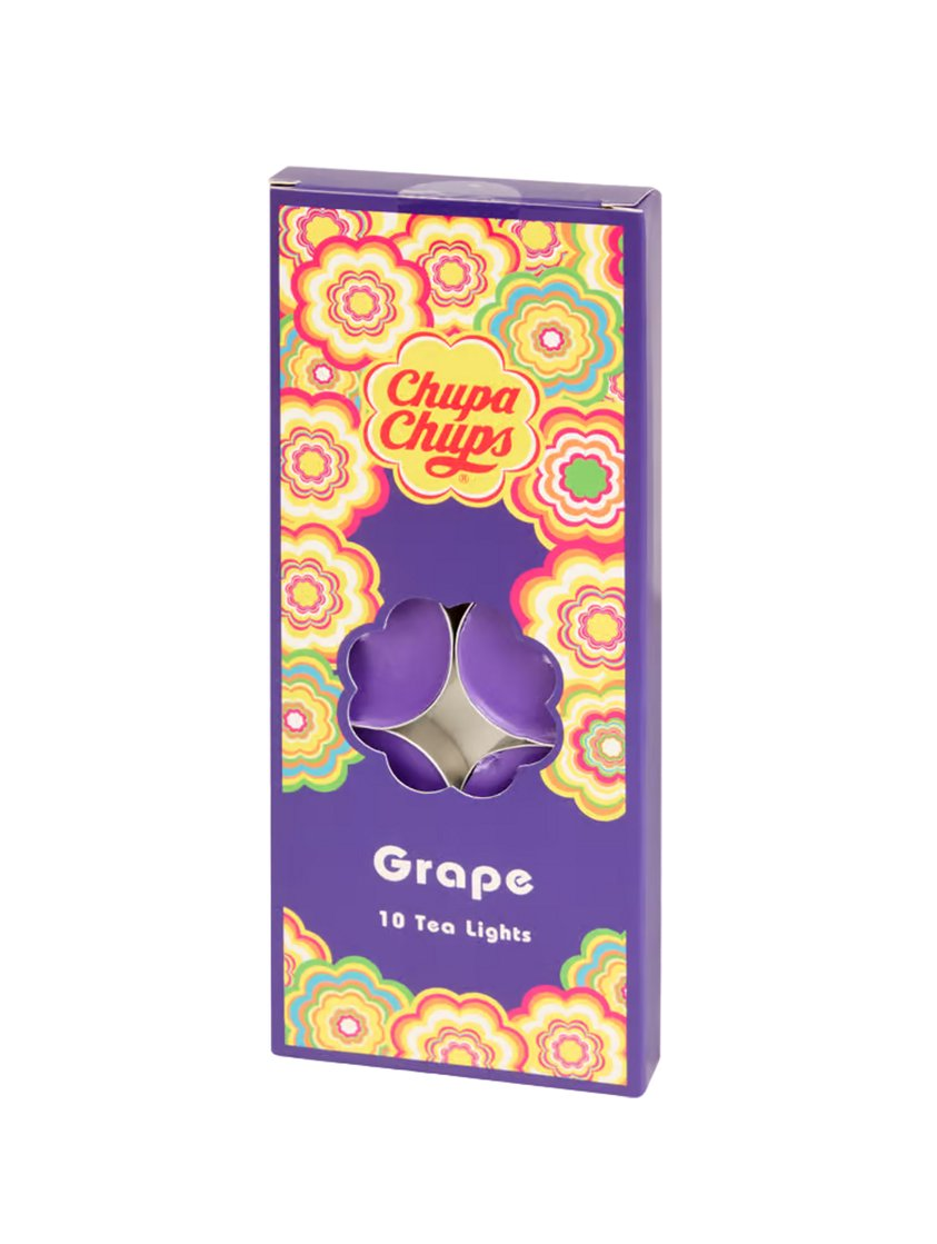 Chupa Chups Φωτιστικά τσαγιού με άρωμα 10 τεμαχίων - Σταφύλι
