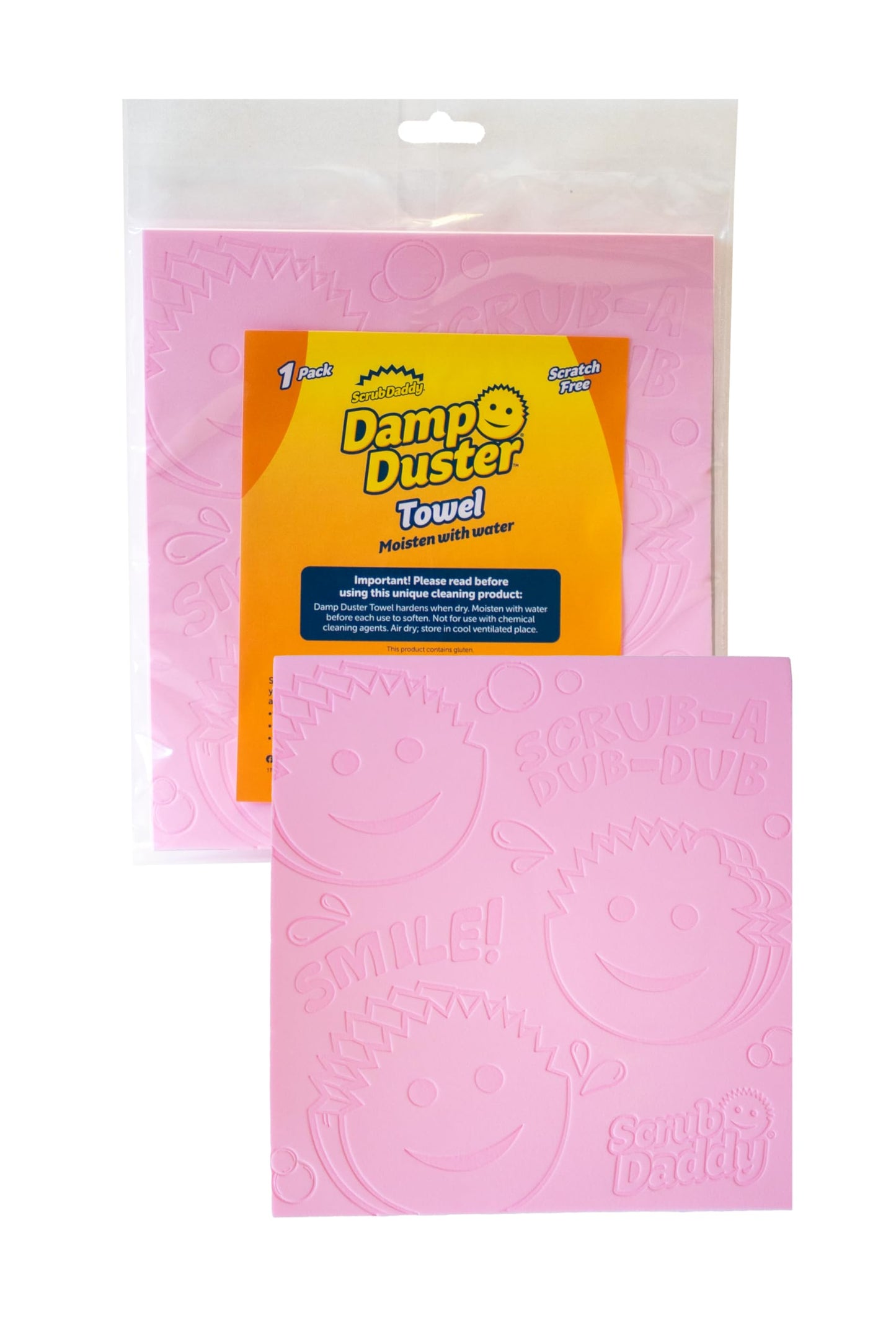 Scrub Daddy mitrā putekļu lupatiņa - rozā