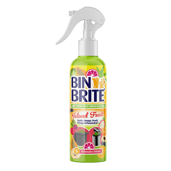 Bin Brite Spray pentru reîmprospătarea coșului de gunoi – Island Fruit 400ml