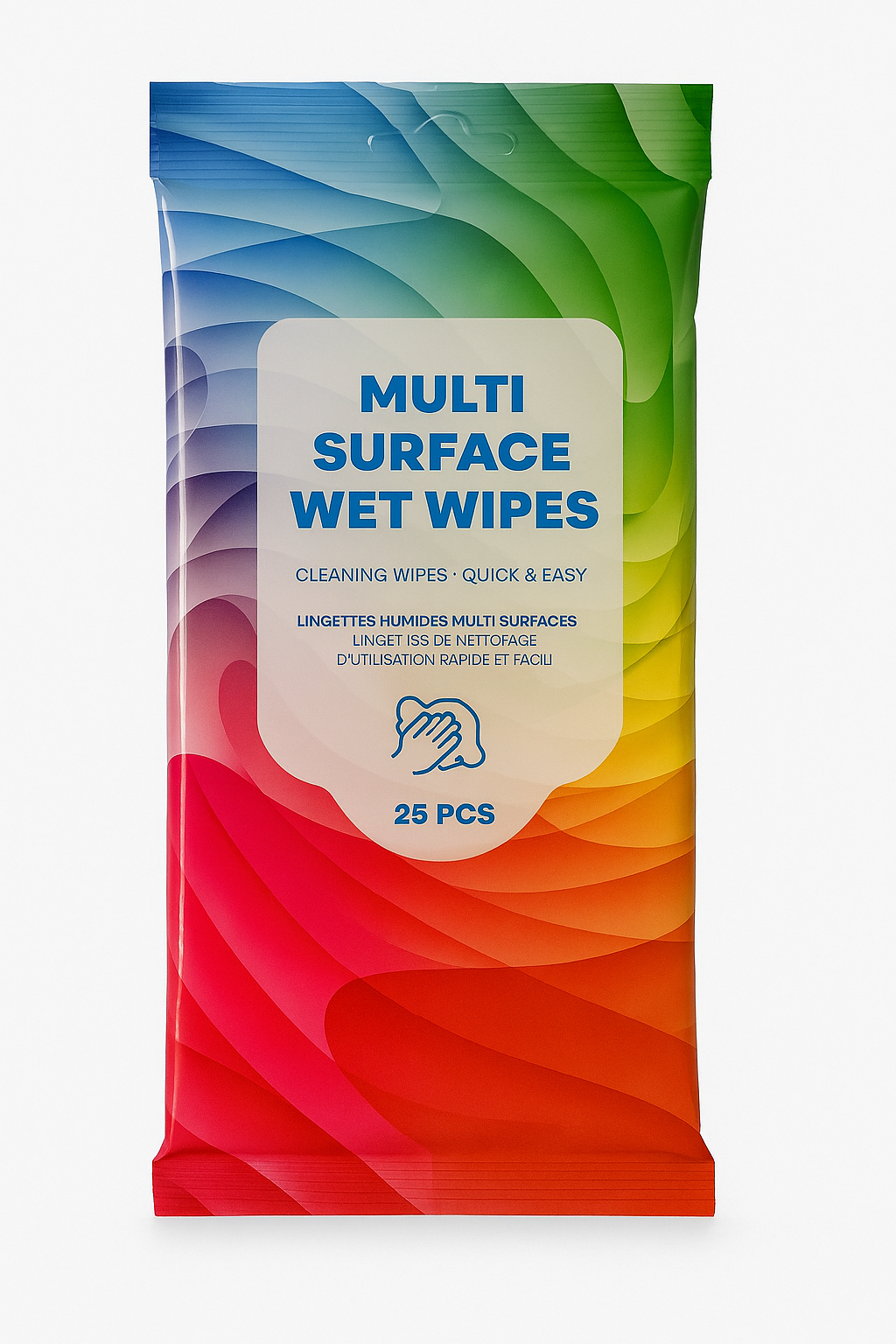 Multi Surface Cleaning Wipes – 25 Pieces – For All Surfaces – Quick & Easy Cleaning