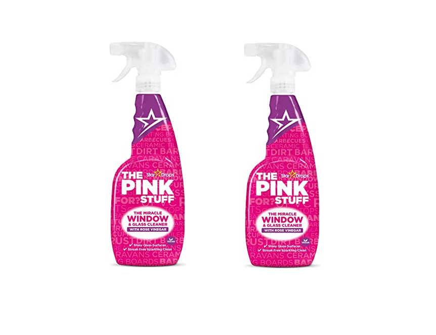 The Pink Stuff - Detergente per finestre e vetri - set da 2 bottiglie