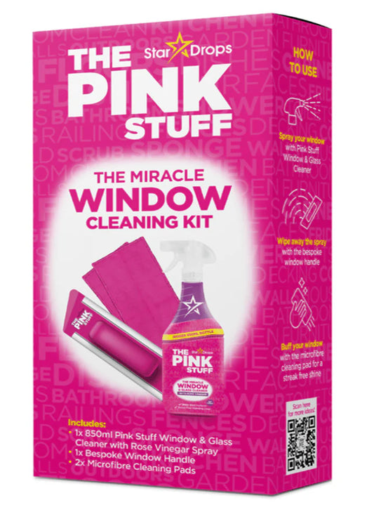 The Pink Stuff O Kit Milagroso para Limpeza de Janelas