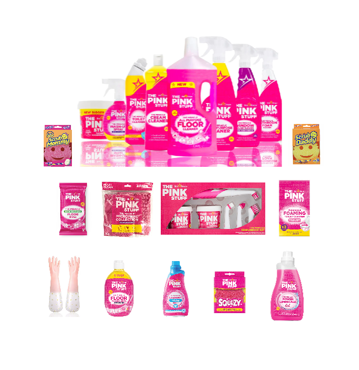 Pink Stuff Ultimate Cleaning Set - Hela sortimentet