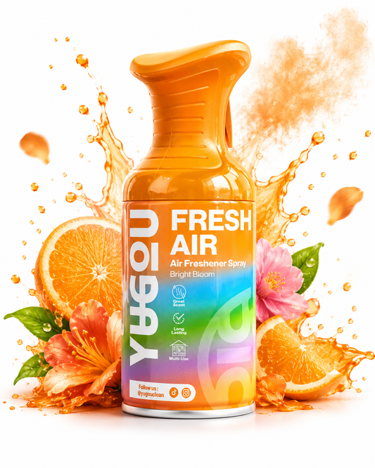 YUGOU Spray Deodorante per Ambienti Bright Bloom 250ml – Spray Deodorante TikTok con Profumo Floreale Fresco per Casa, WC, Bagno e Auto