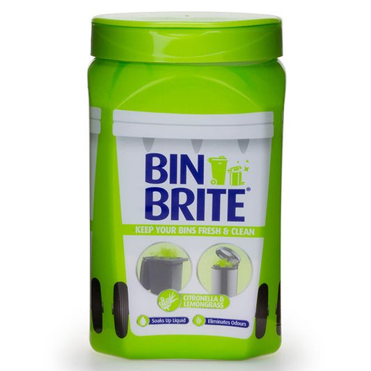 Bin Brite Pudră pentru reîmprospătarea coșului de gunoi – Citronella & Lemongrass | Combatant al mirosurilor & Absorbant de umiditate