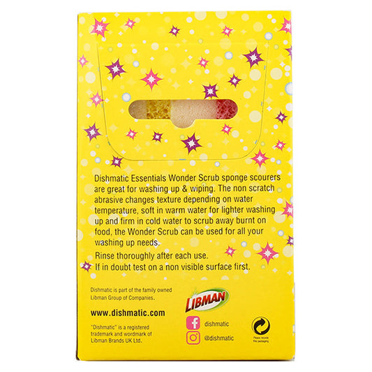 Esponjas Maravilla Dishmatic – Sin Rayas, Multifuncionales y Resistentes a Olores (Paquete de 3)