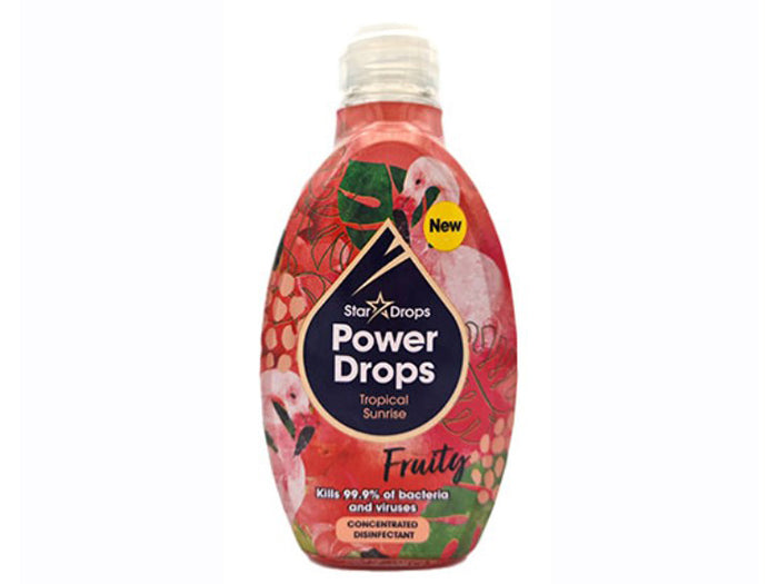 The Pink Stuff Power Drops Disinfettante Concentrato Fruttato Tropical Sunrise 250ml