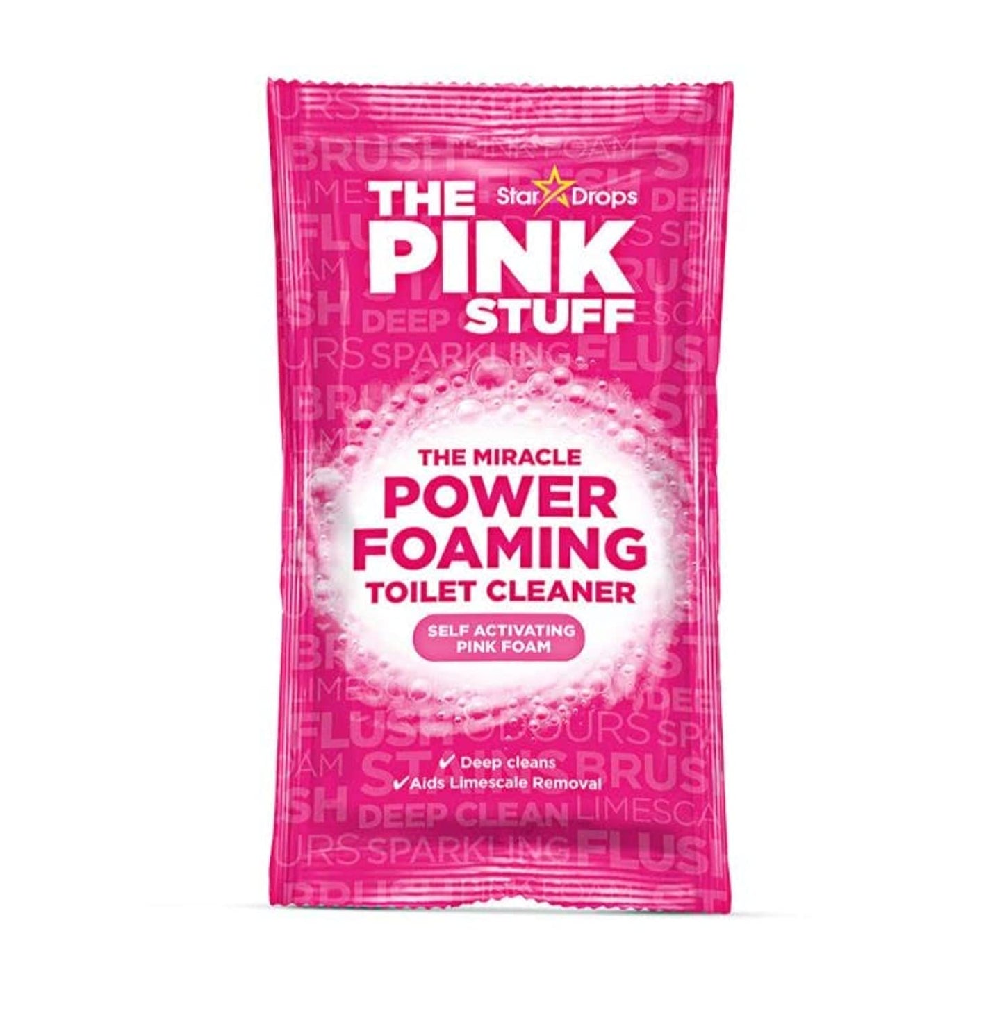 The Pink Stuff | Čudesni pjenasti toaletni puder | Toaletni čistač u prahu | 1 x 100 gram