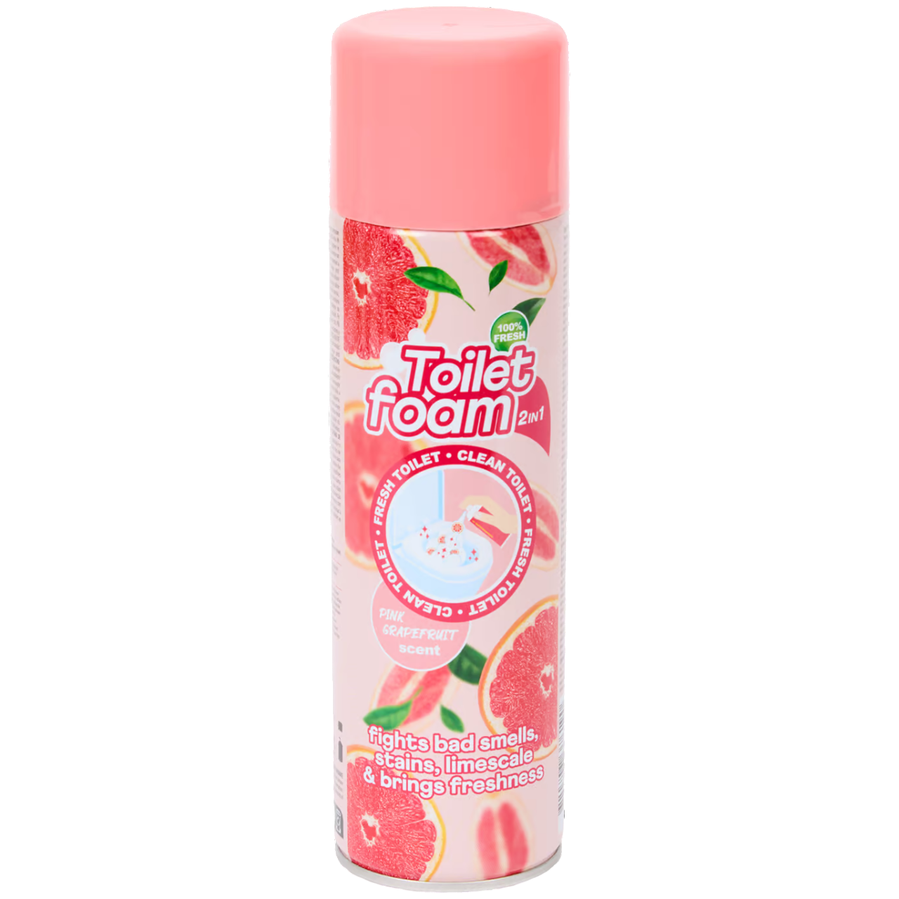 TikTok Viral Toilet Foam 2 in 1 - Pink Grapefruit / Fruit Berries - ViralCleaning