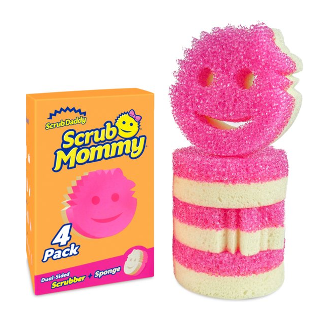 Scrub Daddy | Scrub Mommy spugne rosa (4 pezzi)