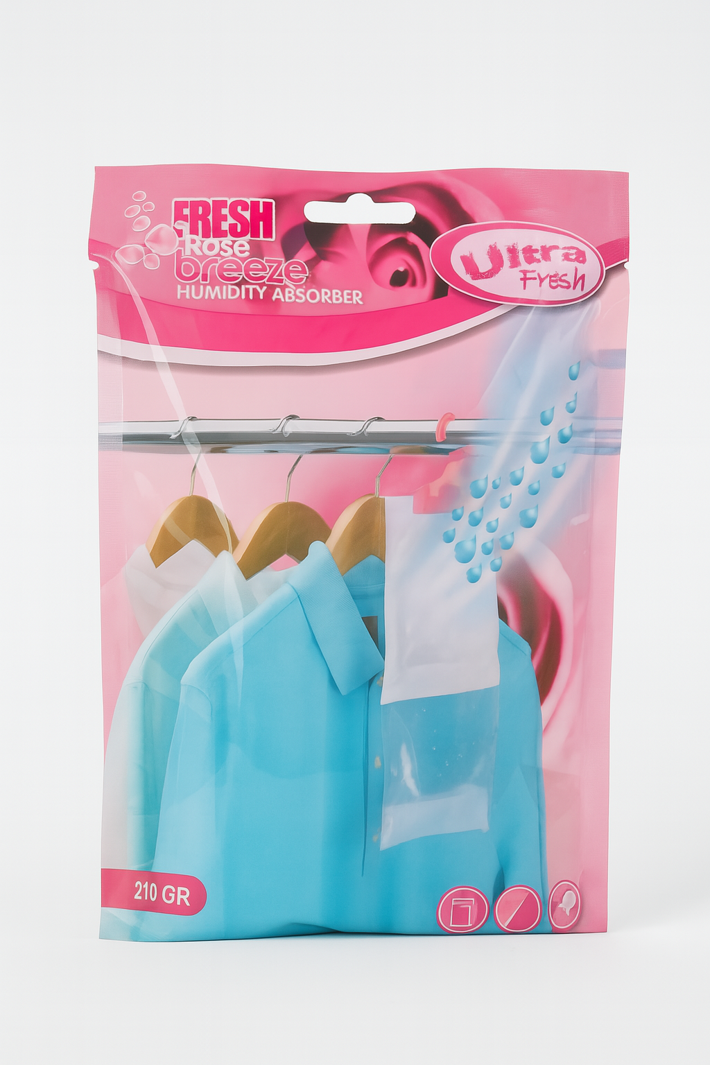 Ultra Fresh Hängande Fuktfångare 210 g – Ocean Doft – upp till 60 Dagars Skydd