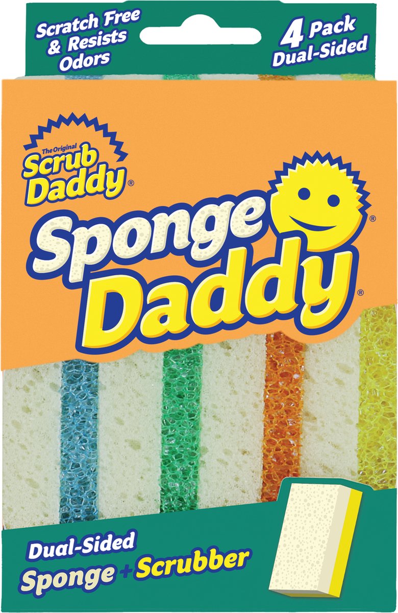Scrub Daddy Spugna abrasiva - Sponge Daddy - 4 colori