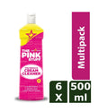 The Pink Stuff kremowy środek do szorowania – opakowanie ekonomiczne 6 x 500 ml – przyjazny dla środowiska