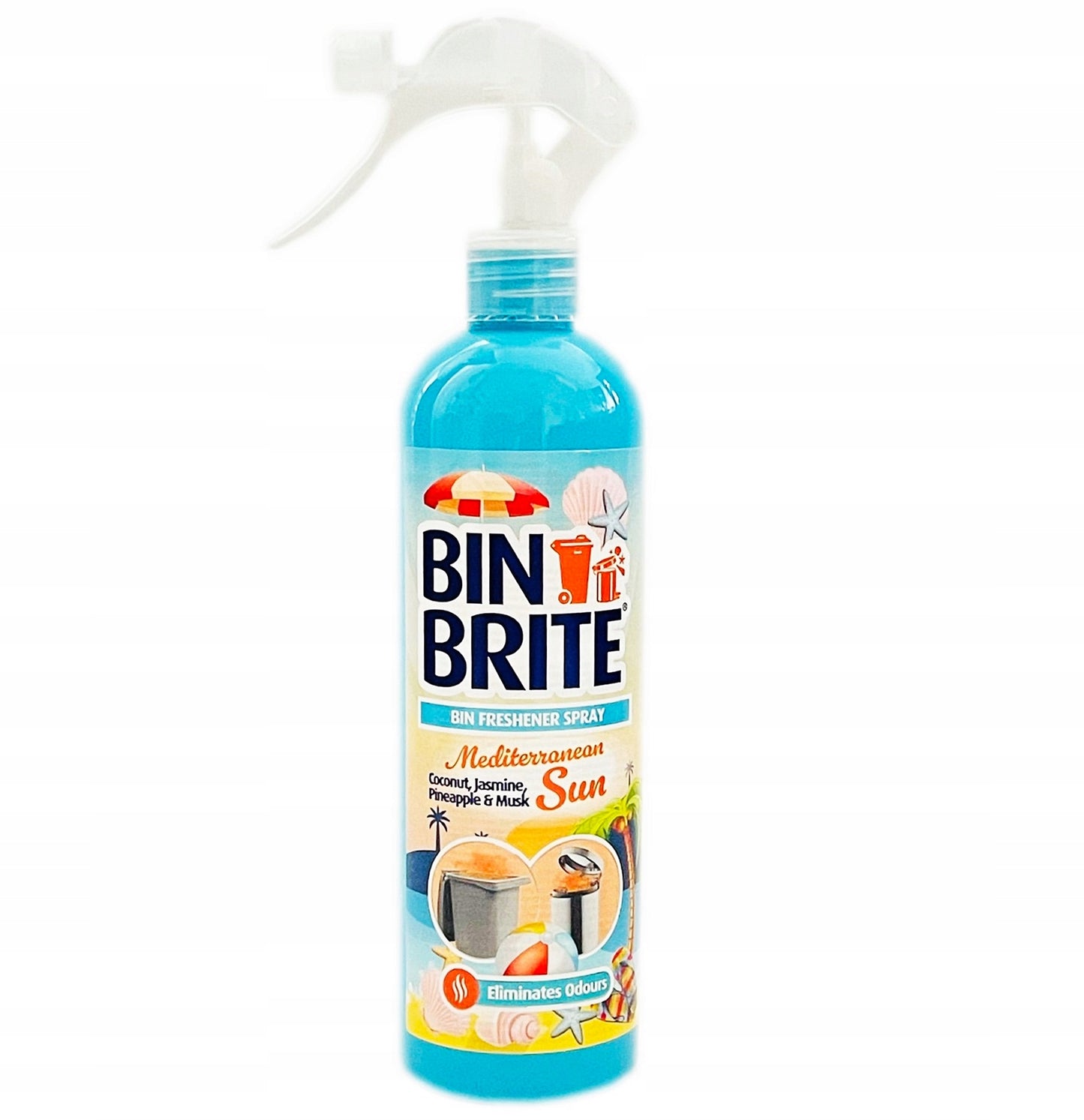 Bin Brite Spray Refrescante para Cubo de Basura – Sol Mediterráneo | 500ml