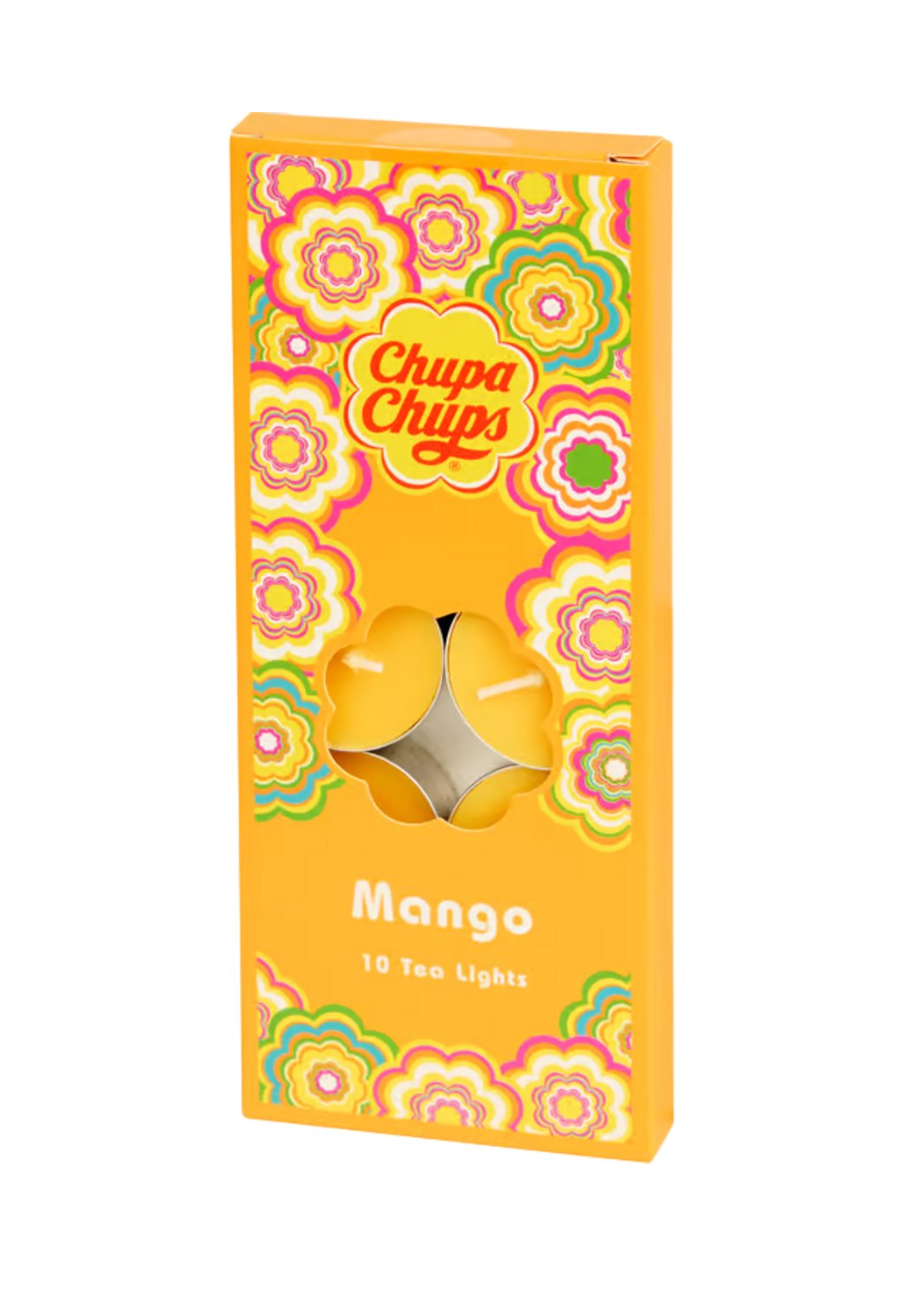 Chupa Chups scented tealight candles 10 pieces - Mango