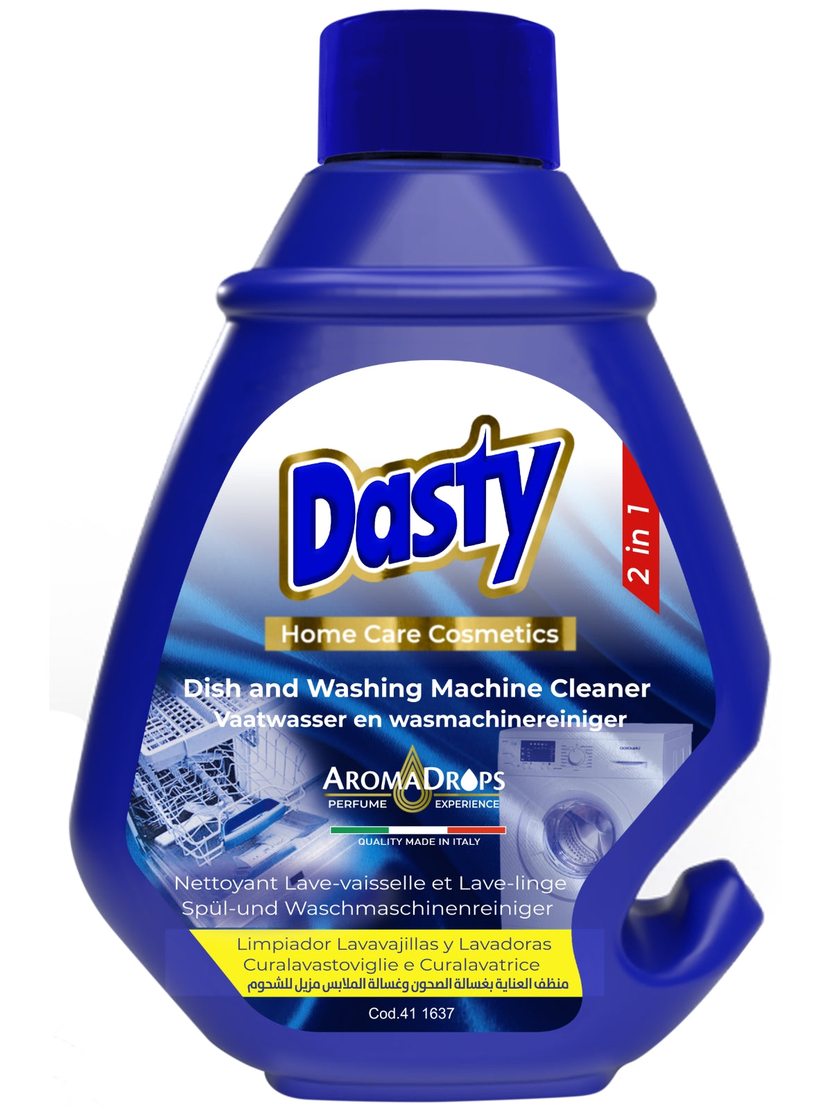 Limpiador para lavavajillas y lavadora Dasty 230 ml – Desengrasante y descalcificador 2 en 1