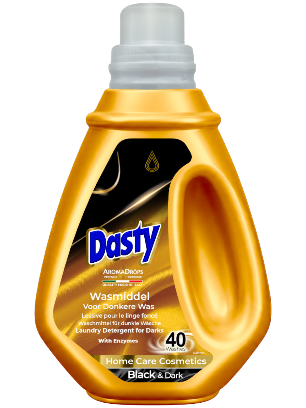 Dasty Black & Dark detersivo liquido – Bucato nero e scuro – 1,5 Litri – 40 lavaggi