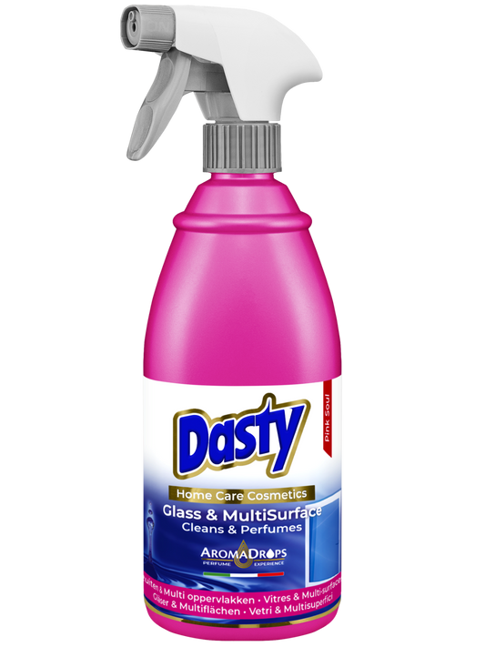 Dasty Detergente Vetri Rosa 700ml – Spray per Vetro e Superfici Multiple