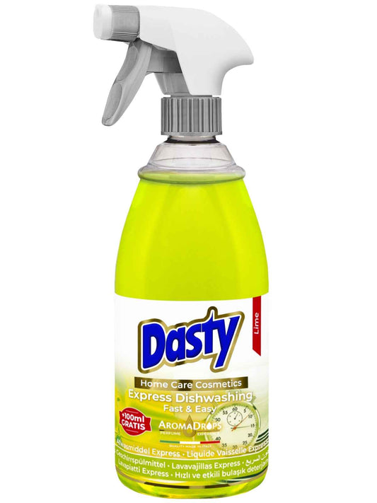 Dasty Express Afwasmiddel Limoen 700 ml – Zelfschuimende Ontvetter voor Handafwas