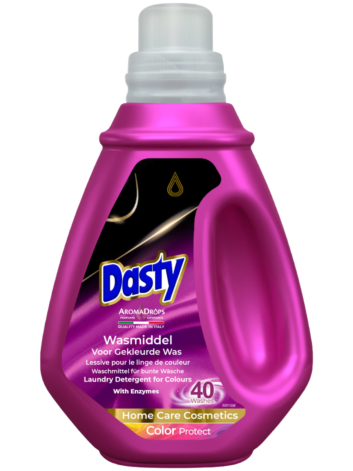 Dasty Color Protect -nestepyykinpesuaine – värillinen pyykki – 1,5 litraa – 40 pesukertaa