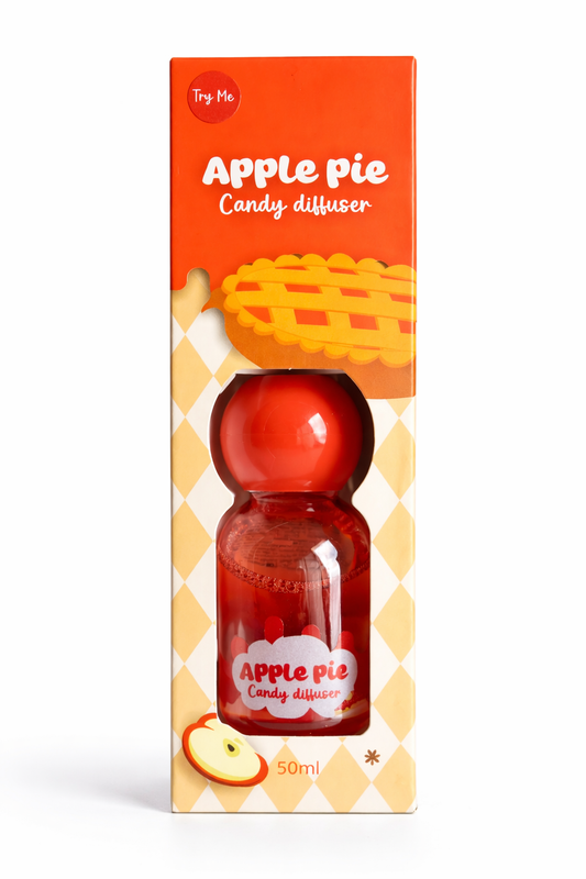 Apple Pie Candy Doftspridare 50ml – Söt Äppelpaj Doftspridare – Hemdoft Doftspridare – Candy Doftspridare för Rum, Sovrum och Vardagsrum