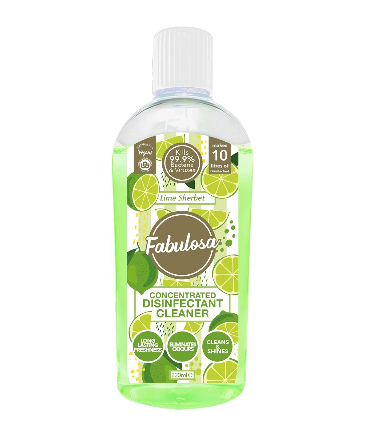 Fabulosa Lime Sherbet -tiivistetty desinfiointiaine – 220 ml