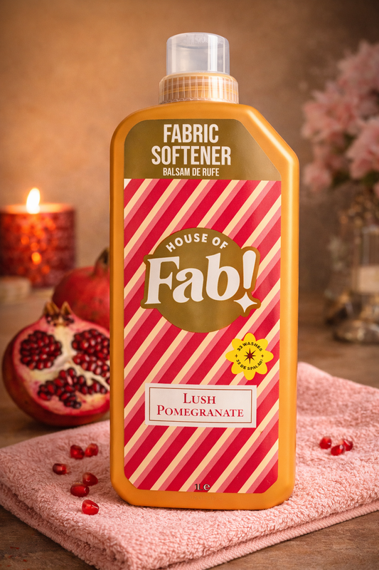 House of Fab Μαλακτικό Lush Pomegranate – Μαλακτικό 1L – 33 Πλύσεις – Μαλακτικό Ρούχων με Ενισχυμένο Άρωμα