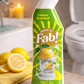 House of Fab Toaletní gel Citron 750 ml – Čistič WC Citron – Silný čistič proti vodnímu kameni, usazeninám a nečistotám – Čerstvý citronový toaletní gel
