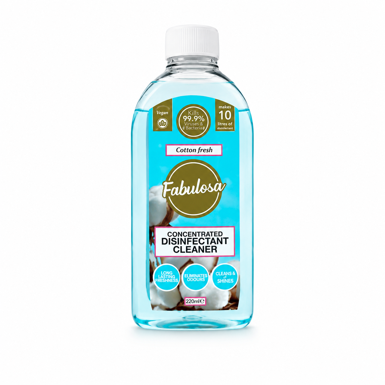 Fabulosa Cotton Fresh detergente disinfettante concentrato 220 ml