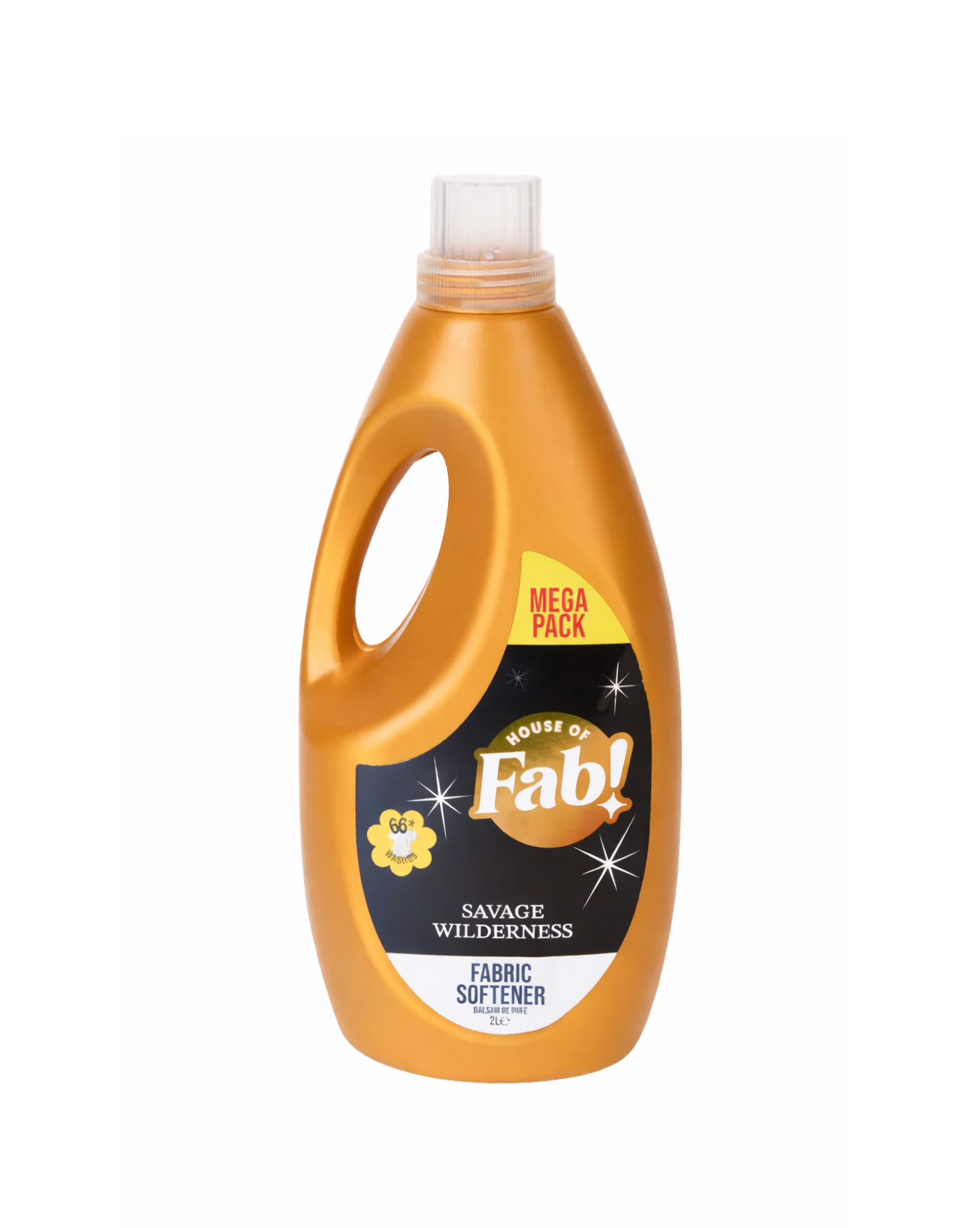 Fabulosa Suavizante de Ropa Salvaje Indómito – Paquete Mega 2L (66 Lavados)