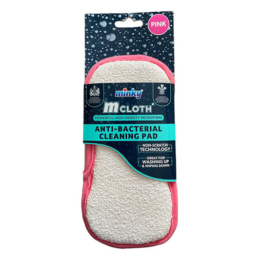 Minky Almohadilla de limpieza M-Cloth Antibacteriana Rosa