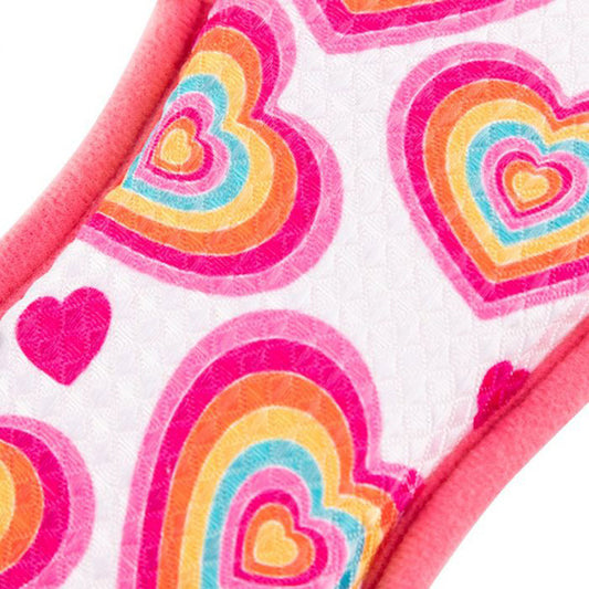 Minky M Paño Almohadilla de Limpieza – Todo lo que Necesitas es Amor (Corazones Rosas • Poder de Limpieza 3 en 1)