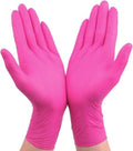 Pink Nitrile Disposable Gloves M/L – Latex-Free Gloves 20 Pieces
