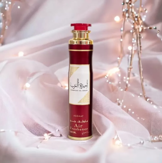 Lattafa Asdaaf Ameerat Al Arab Spray de Fragancia para el Hogar 300ml – Lujoso Ambientador Árabe