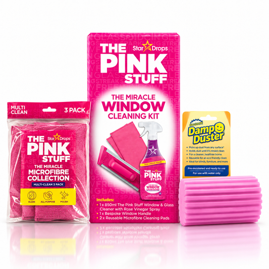 Kit completo para ventanas y cristales – Set de 3 piezas para ventanas, espejos y marcos