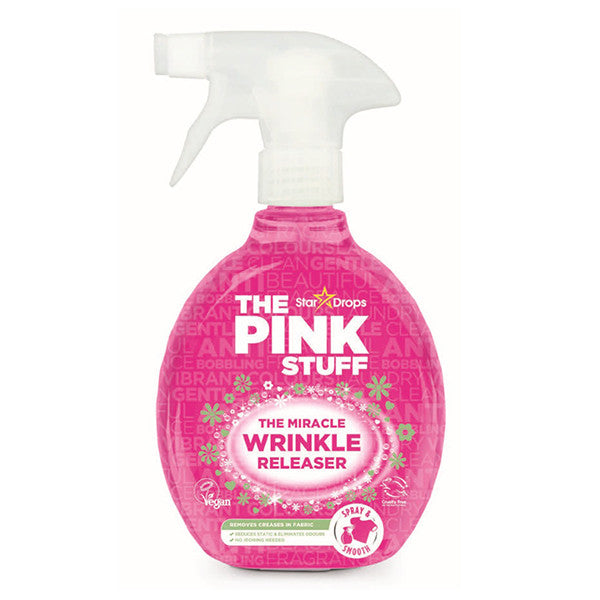 The Pink Stuff Spray Quitarrugas 500ml – Spray Antifugas – Spray para Planchar – Refrescante para Ropa
