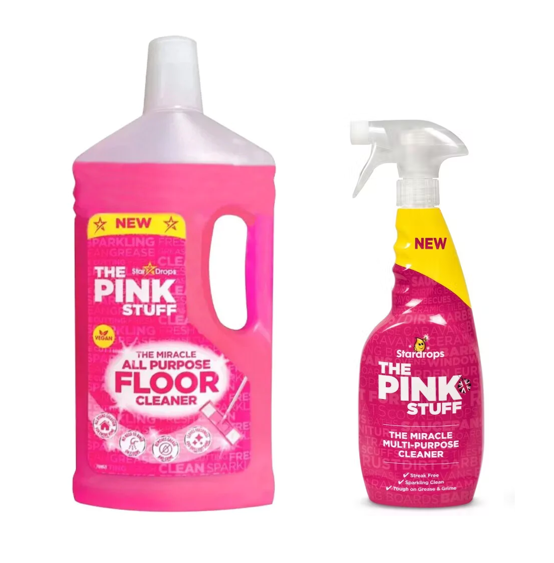 O Pink Stuff Conjunto de limpeza de chão
