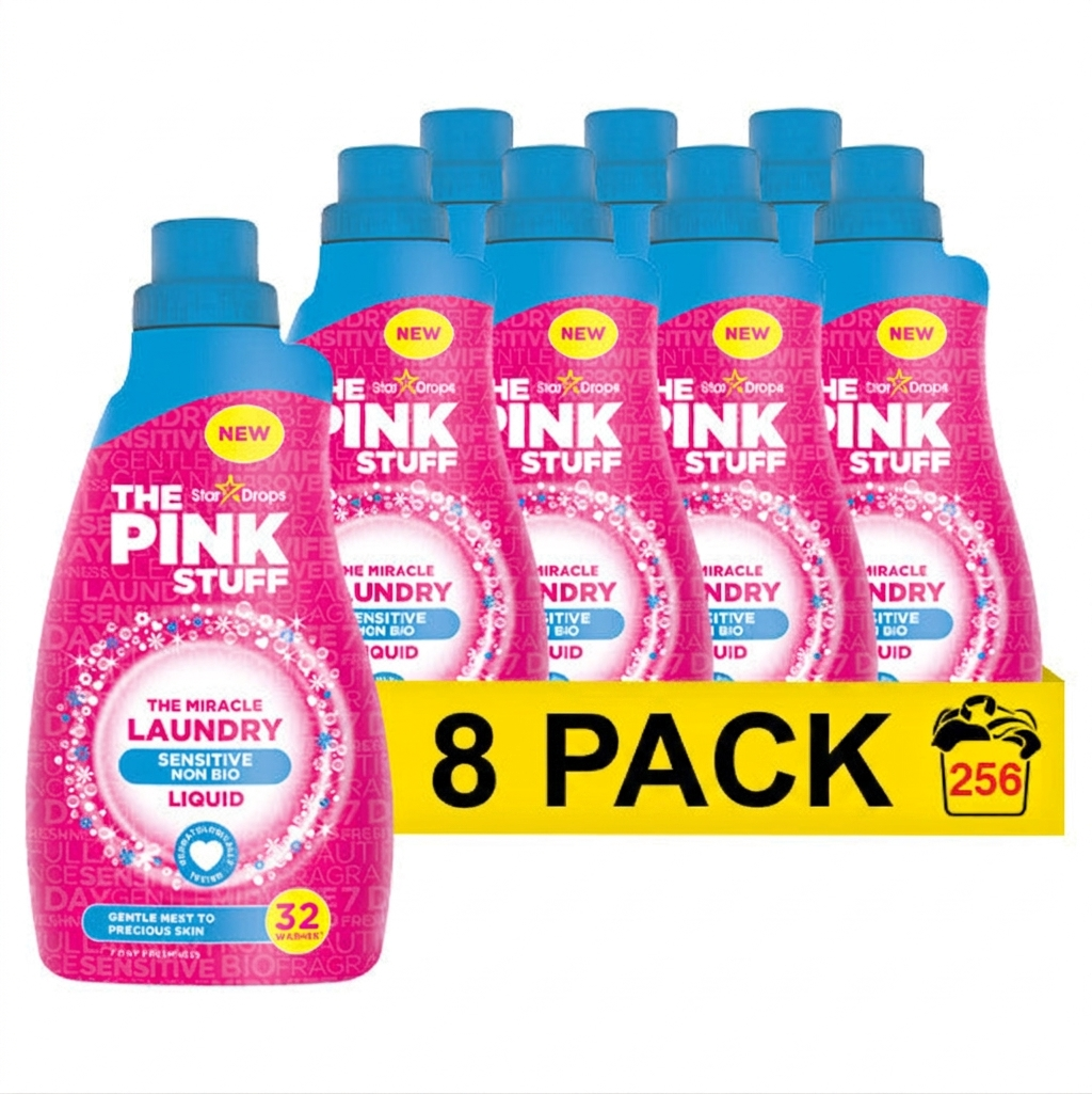 The Pink Stuff Tekutý prací prostředek 960 ml - 8 balení