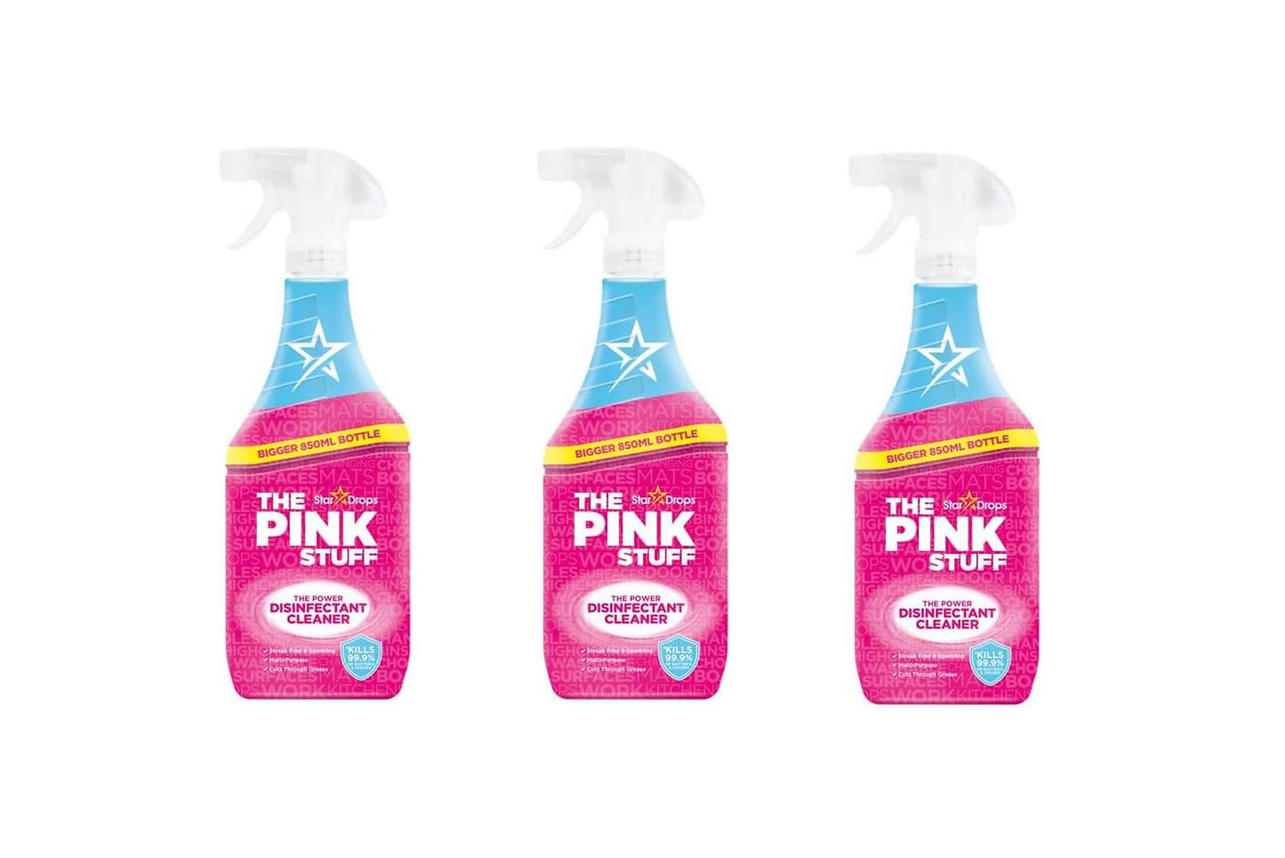 Pink Stuff Desinfektionsspray - 850ml - 3-pack