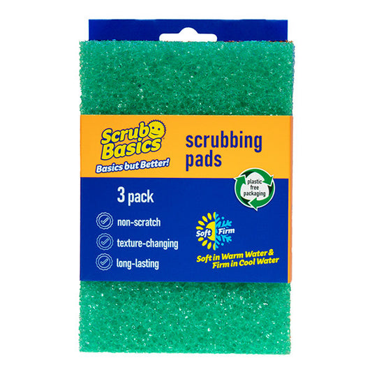 Scrub Daddy Podstawy Czyszczenia Gąbki do Szorowania – 3 Sztuki – Mocne Podkładki do Szorowania do Kuchni i Łazienki