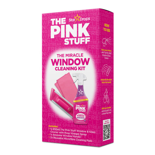 The Pink Stuff Kit Miracoloso per la Pulizia delle Finestre