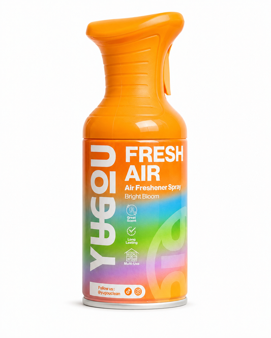 YUGOU Spray Ambientador Fresh Air Bright Bloom 250ml – Spray Ambientador TikTok con Aroma Floral Fresco para Casa, Baño, Ducha y Coche