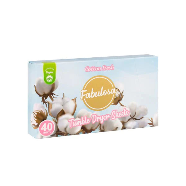Fabulosa wasdrogervätska Cotton Fresh 40 stycken