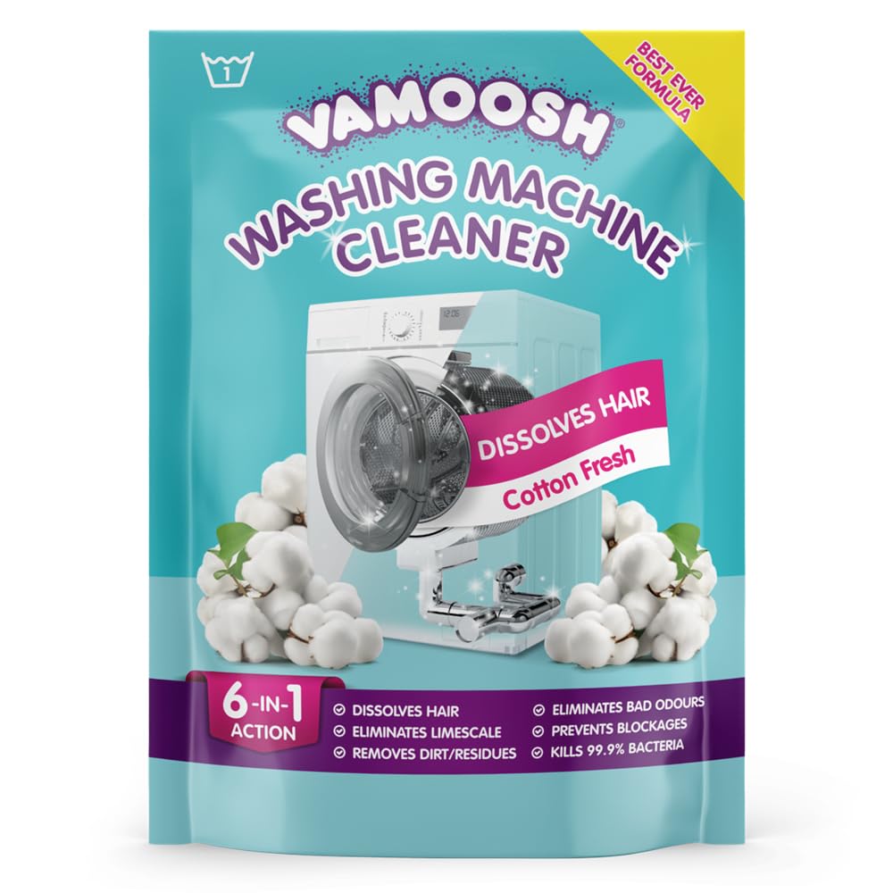 Vamoosh 6 az 1-ben mosógép tisztító hajoldóval