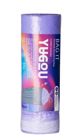 Yugou pytle na odpadky s vůní Lovely Lavendel - 35 litrů