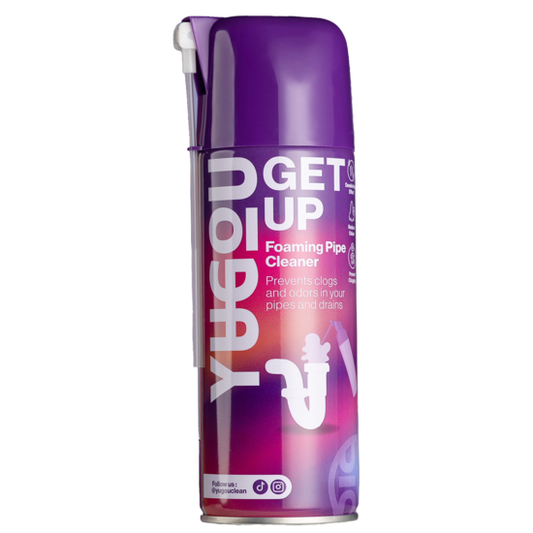 YUGOU Limpiador de Tuberías Espumoso Get Up 450 ml – Desatasco Rápido y Espuma de Limpieza Profunda para desagües