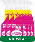 The Pink Stuff večnamensko čistilno pršilo – ugodno pakiranje 6 x 750 ml – okolju prijazno