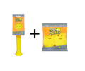 Krtača za pomivanje posode Scrub Daddy – vključeni 2 dodatni gobici – rumena