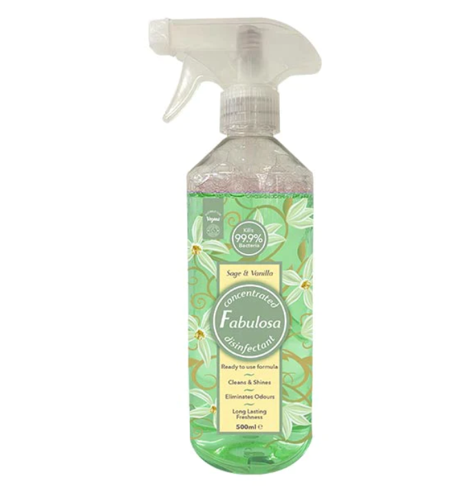 Fabulosa Čistič na všetko Sprej | Vanilka & Šalvia 500 ml